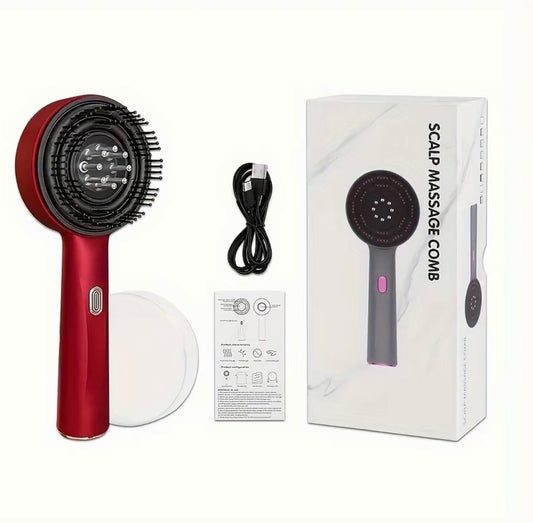 Scalp Massager with Red Light Therapy Hair Brush